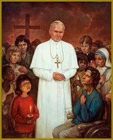 Portrait of Pope John Paul II, by Igor Babailov
