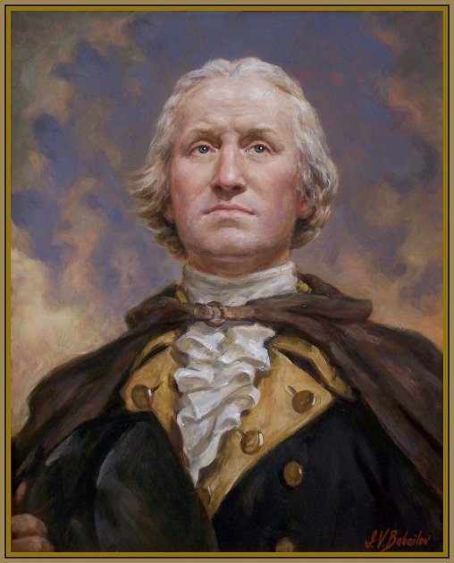 Portrait of George Washington - New Portrait, by Igor Babailov, Mount Vernon Museum, The Battle of Trenton