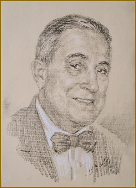 Portrait of Bill Gallo by Igor Babailov