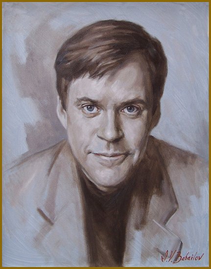Portrait of Bob Costas, portrait by Igor Babailov