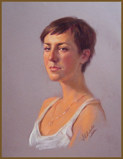 Lauren, Women in pastel Portraits by Igor Babailov