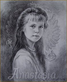 Portrait of Grand Duchess Anastasia, by Igor Babailov