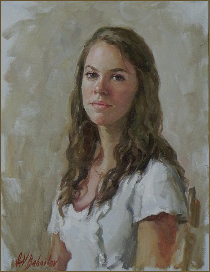 Oil Portraits, Hannah, by Igor Babailov