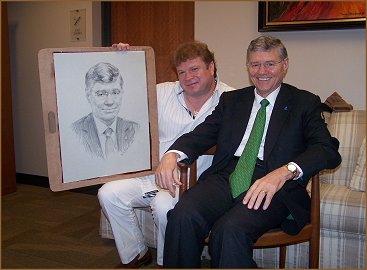 Portrait of Tom Monaghan - Founder "Domino's" Pizza, Founder Ave Maria University