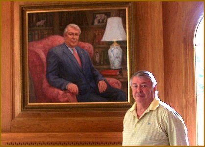 Portrait of Fred "Ted" Lazenby - Kennedy Center's Advisory Board for the Arts, appointed by President G.W. Bush, portrait by Igor Babailov