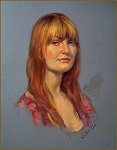 Women in Pastel portraits by Igor Babailov