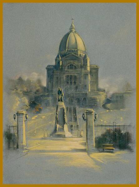 St. Joseph's Oratory, Montreal - Pastel by Igor Babailov