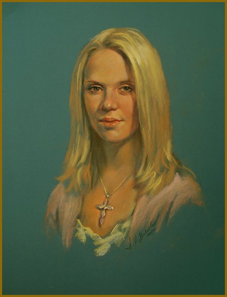Pastel Portrait of Kristin, by Igor Babailov
