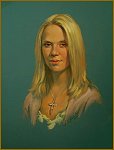 Pastel Portrait of Kristin, Portraits of women, by Igor Babailov