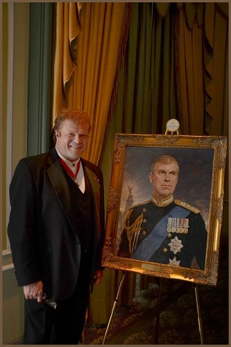 Portrait of HRH Prince Andrew The Duke of York, by Igor Babailov - portrait, 2013
