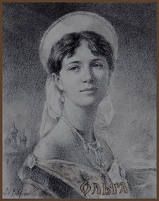 Portrait of Grand Duchess Olga, by Igor Babailov