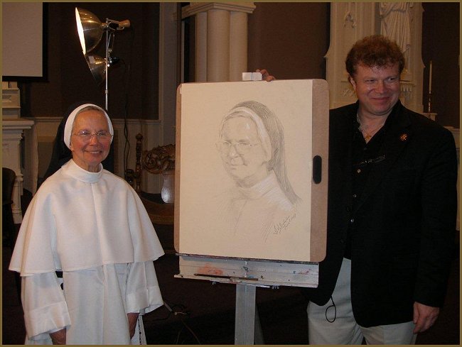 The Dominican Sisters of St. Cecilia, 40 min Portrait Demo, by Igor Babailov