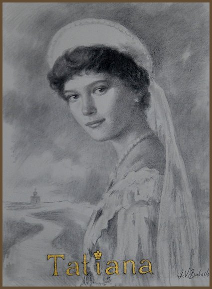 Tatiana Romanova, Grand Duchess  of Russia, portrait by Igor Babailov