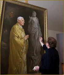 Vatican Splendors, Portrait of Pope Benedict XVI by Igor Babailov