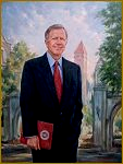 Portrait of President Curtis Simic, Indiana University Foundation, portraits by Igor Babailov